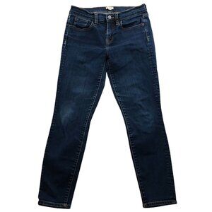 J.Crew Womens Jeans Size 26/26 Stretch Skinny Classic Blue Denim Ankle Mid Rise
